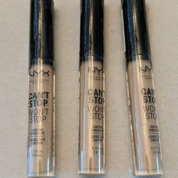 NYX Contour concealer .11 FL. Oz. X 3 natural. - Picture 1 of 2